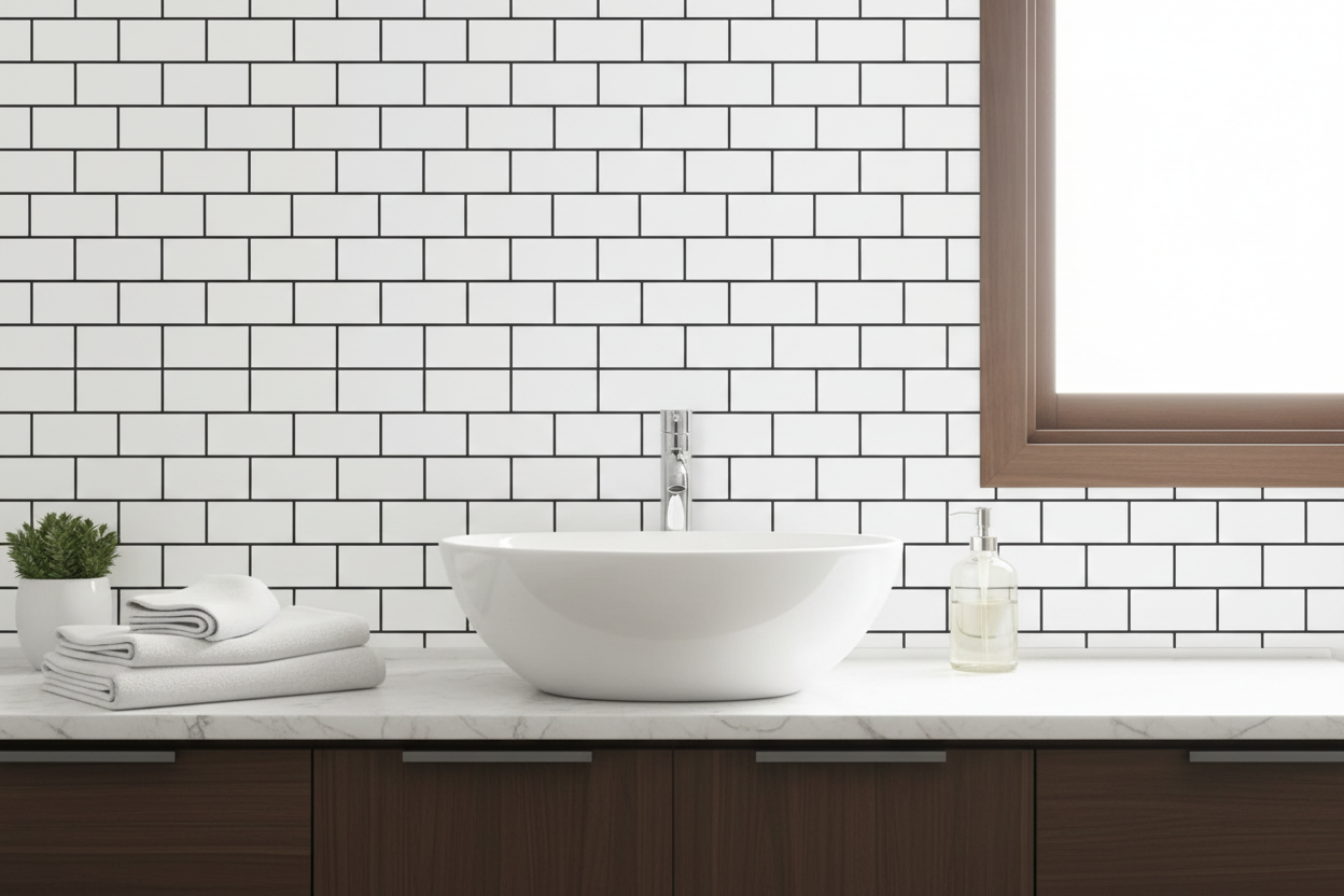 Hero Image - Subway Tile Bathroom
